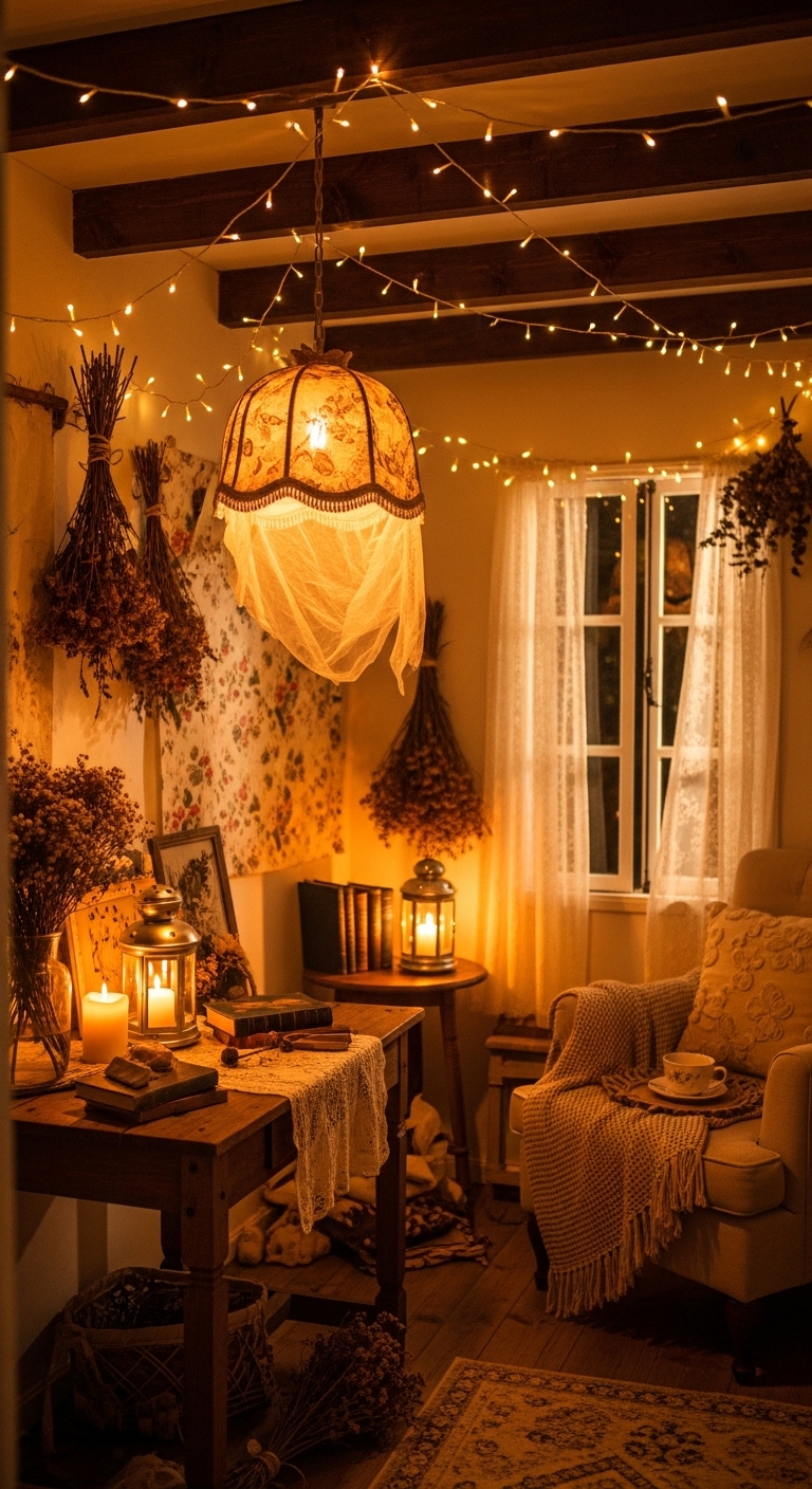 Warm & Inviting: Dreamy Cottagecore Lighting Magic for a Cozy, Enchanted Glow ✨