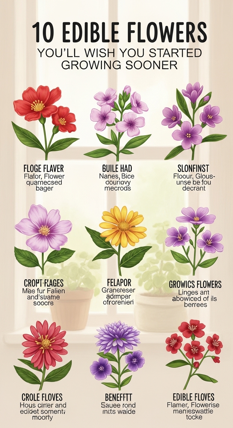 10 Edible Flowers You’ll Wish You Started Growing Sooner