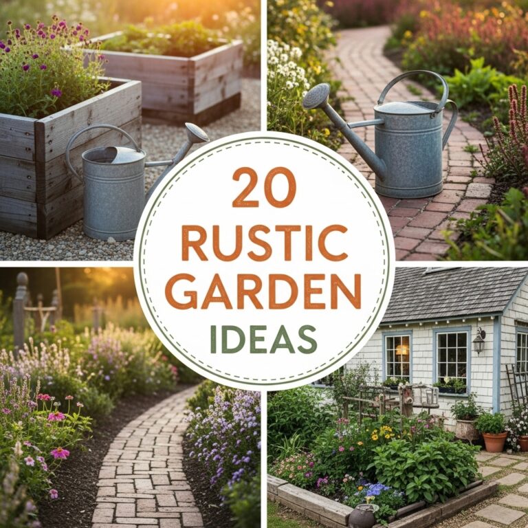20 Rustic Garden Ideas to Bring Timeless Charm to Your Outdoor Space
