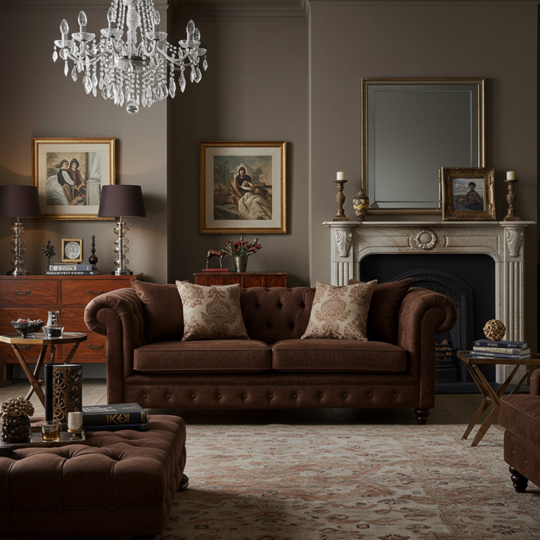 15 Chocolate Brown Couch Living Room Ideas That Feel Warm and Stylish