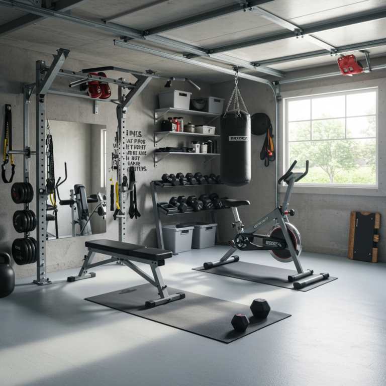 Home Gym Ideas for a Small Garage: Maximize Space and Motivation