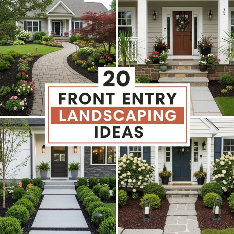 20 Front Entry Landscaping Ideas