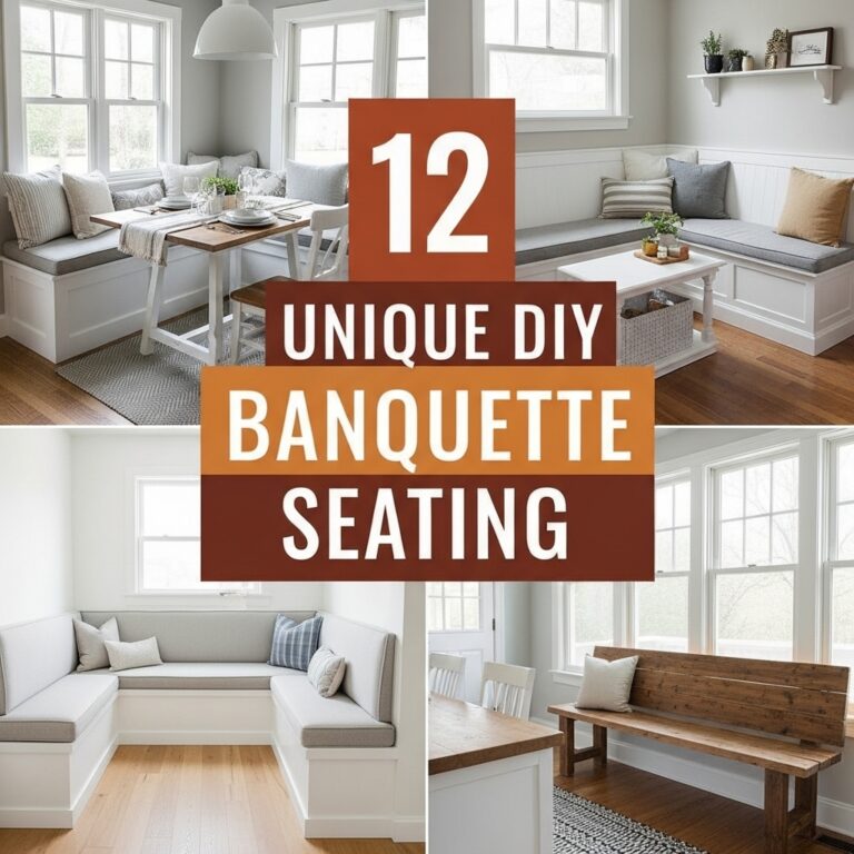 DIY Banquette Seating: 12 Creative Designs for Every Home