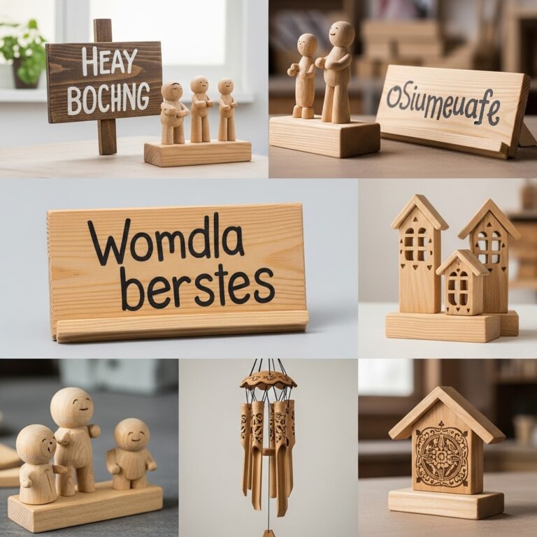 25 Easy Wood Craft Ideas for Beginners to Make at Home