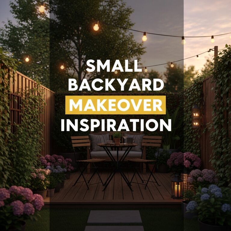 Small Backyard Makeover Inspiration