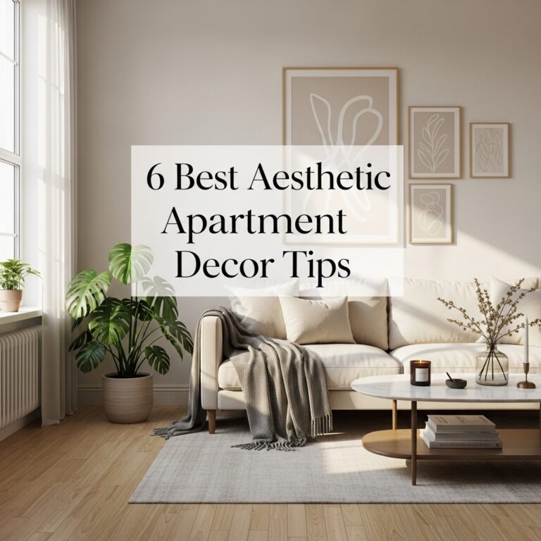 6 Best Aesthetic Apartment Decor Tips