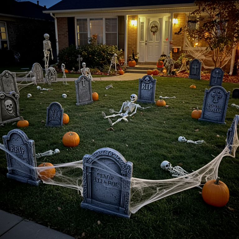 Halloween Front Yard Graveyard – Create a Spooky Scene That Wows the Neighborhood