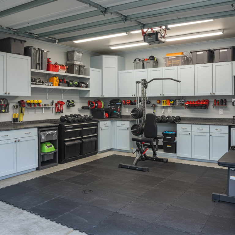 How to Organize a Two-Car Garage with a Home Gym: Smart Storage + Fitness Setup