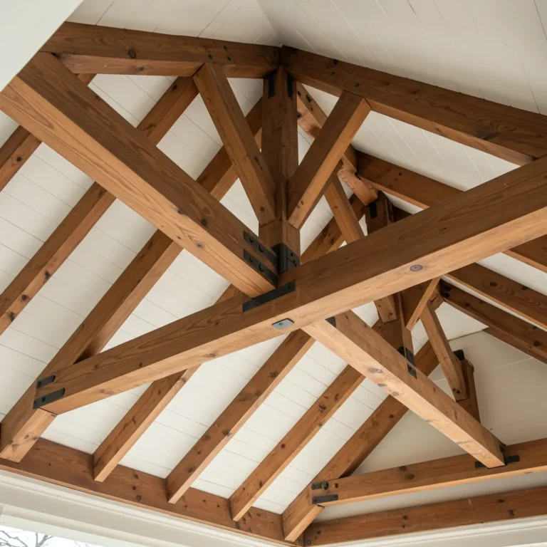 Beautiful Open Gable Front Porch Ceiling Inspiration
