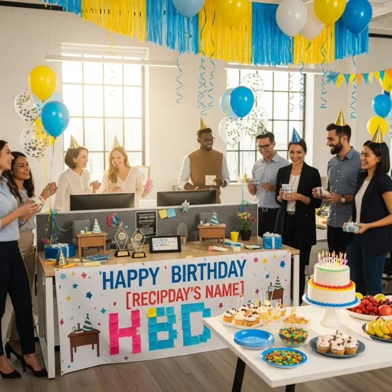 Best Office Birthday Decorations to Celebrate at Work in Style