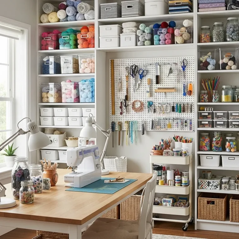 15 Craft Storage Ideas to Keep Your Creative Space Organized