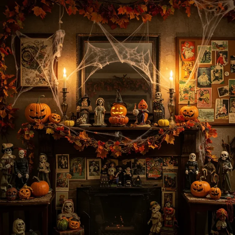 Cozy Vintage Halloween Indoor Decorations for Your Home