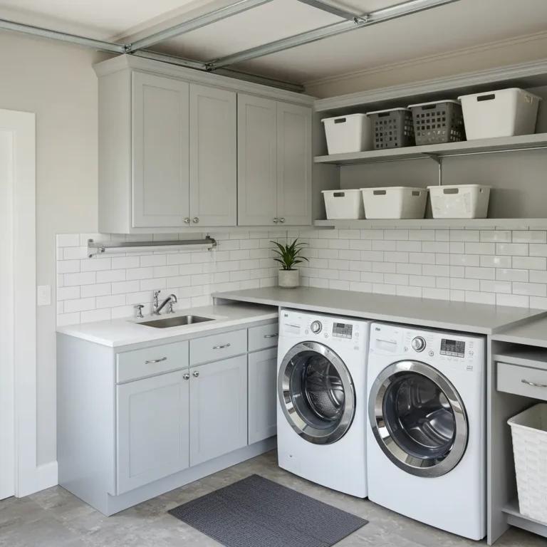 12 Garage Laundry Area Ideas to Maximize Space and Style