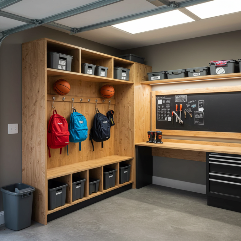 Garage Drop Zone Ideas: Smart Entryway Solutions for Busy Homes