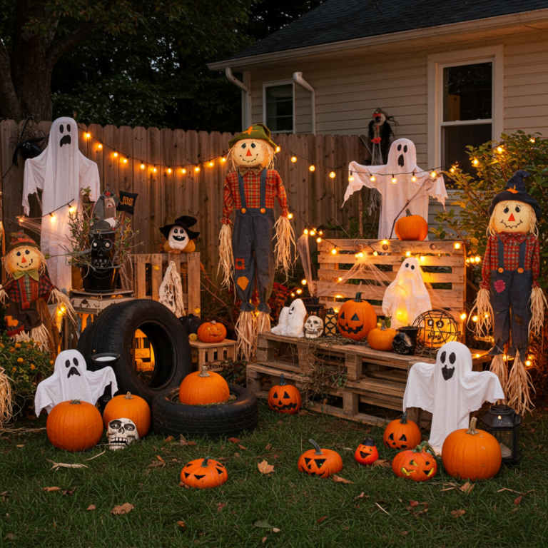 DIY Outdoor Halloween Decorations on a Budget – Spooky and Affordable Ideas