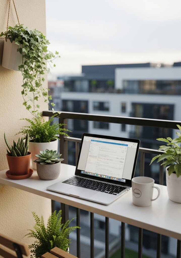 Create a Tiny Outdoor Workspace