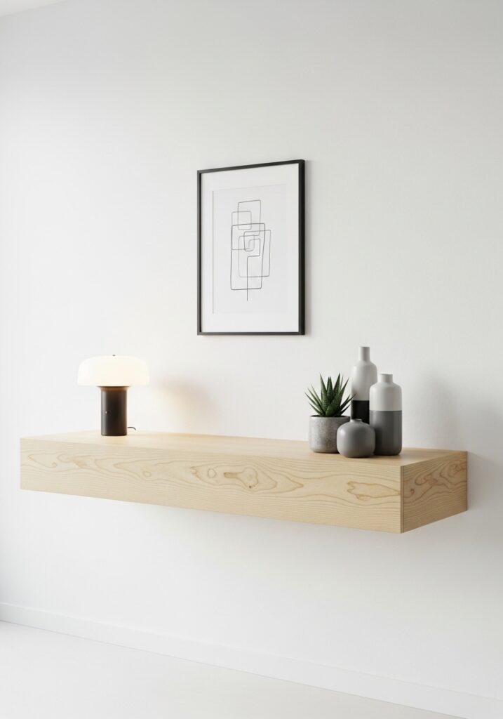 Floating Console Table