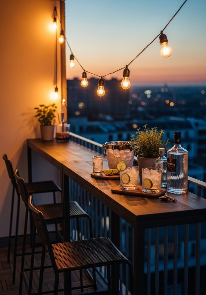 Balcony Bar Setup