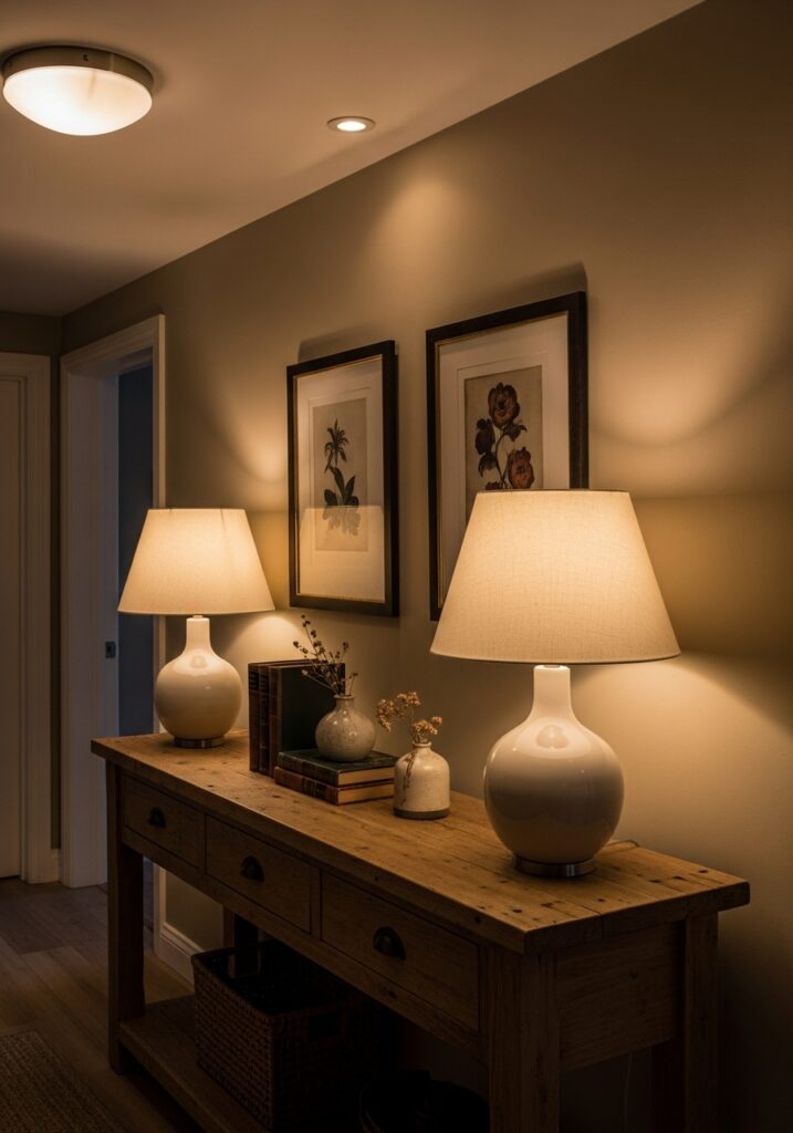 Layered Lighting with Lamps