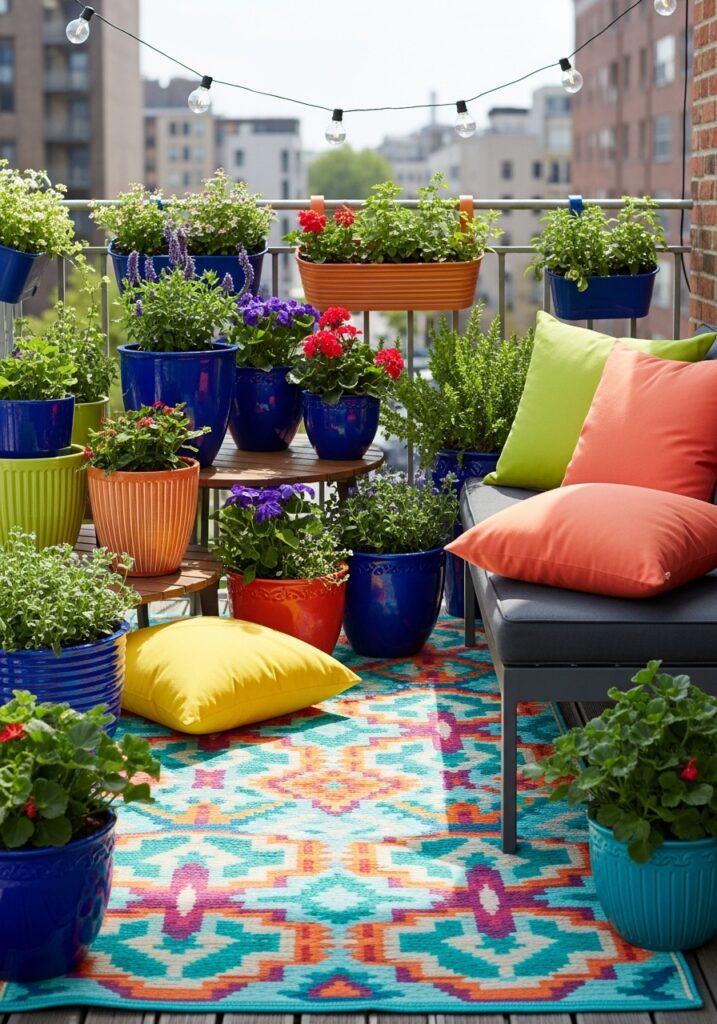 Colorful Balcony Design