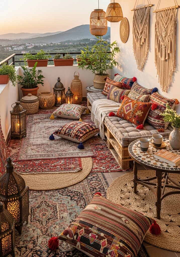 Bohemian Vibes Balcony