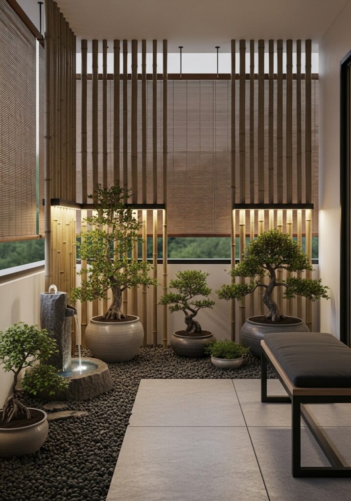 Zen-Inspired Balcony