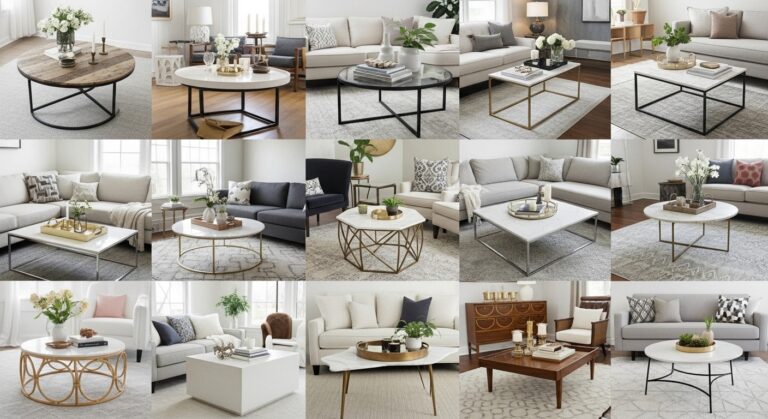 27+ Coffee Table Ideas to Elevate Your Living Room Style