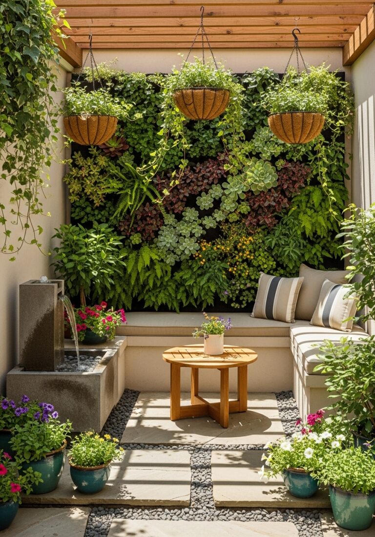Work Smart with Compact Patio Landscaping Ideas