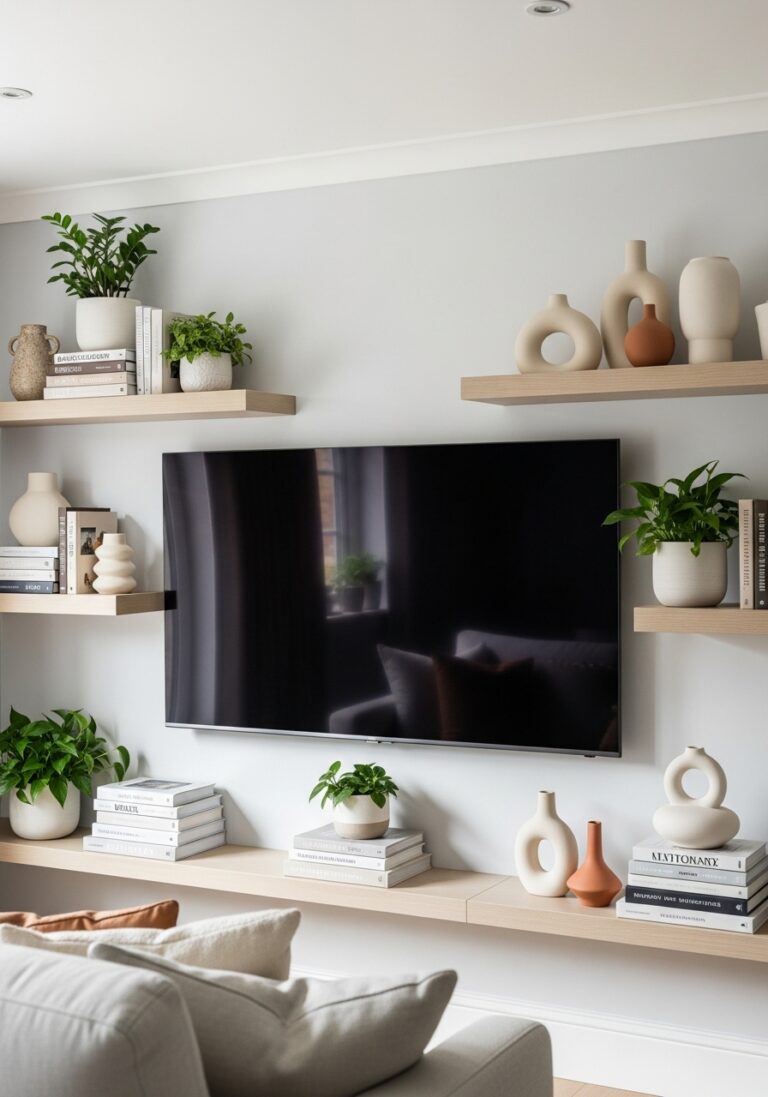 Add Floating Shelves for Function and Style