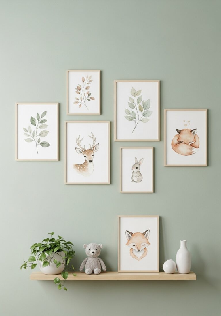 Play with Subtle Patterns and Wall Art