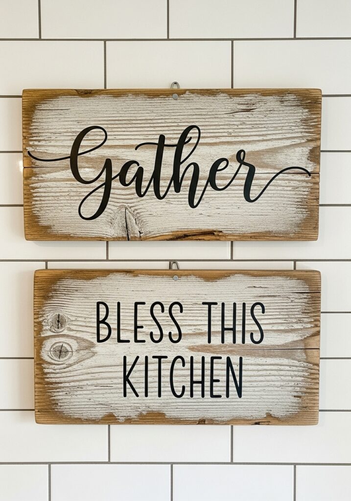 Rustic Wooden Signs