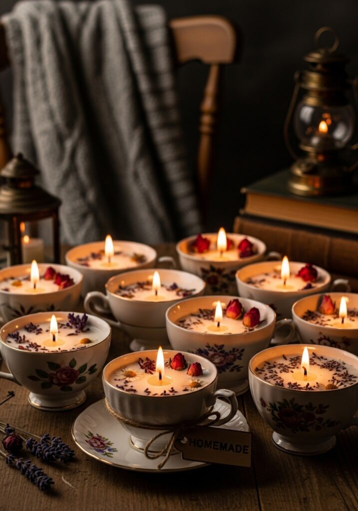 DIY Teacup Candles