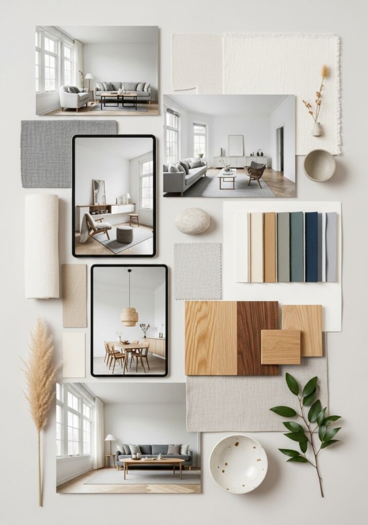 Bringing It All Together — The Modern Japandi Moodboard