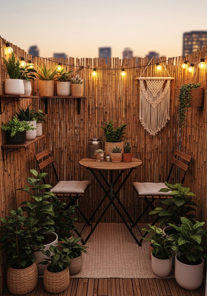 Use Bamboo or Reed Fencing