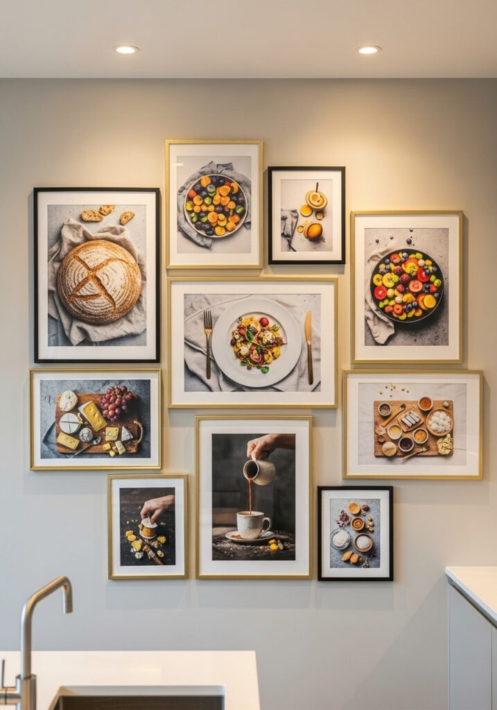 Gallery Wall of Food Photography