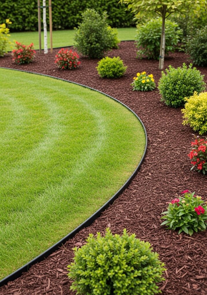 Plastic Landscape Edging for Easy Maintenance