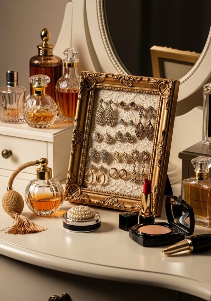 Make a Framed Earring Holder