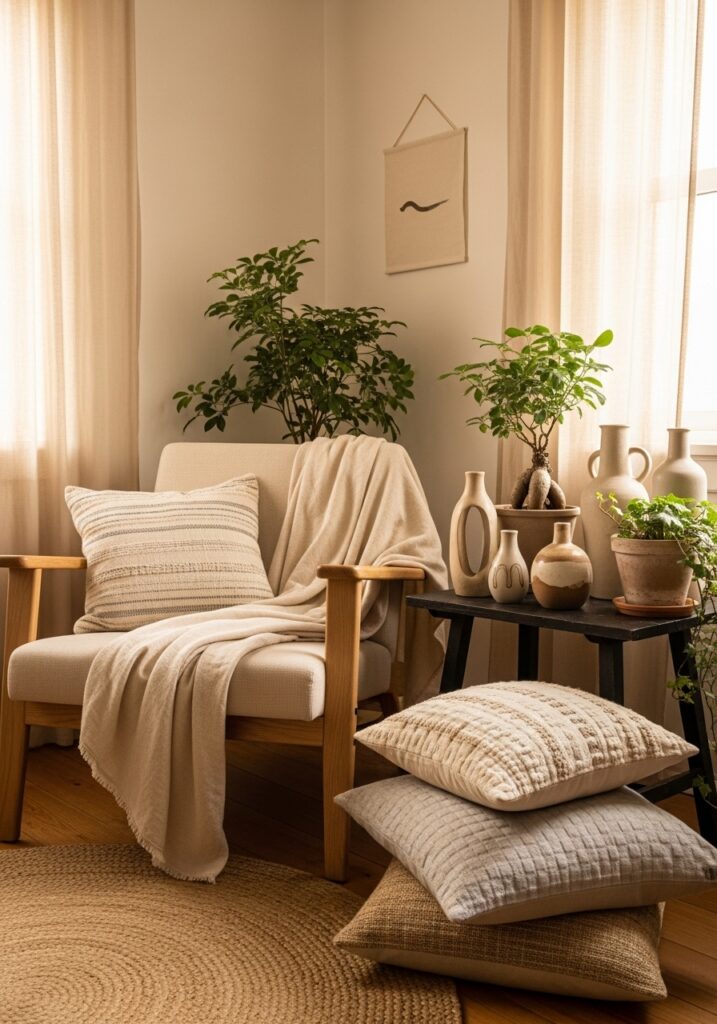 Cozy Japandi Design Elements