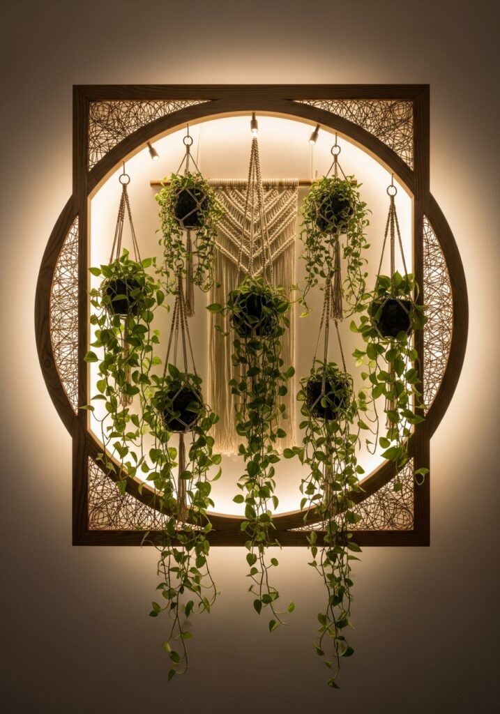 Repurpose as Wall-Mounted Planter Art