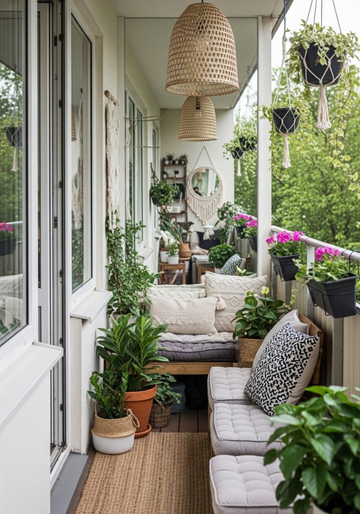 Use of Mirrors to Create Illusion of Space