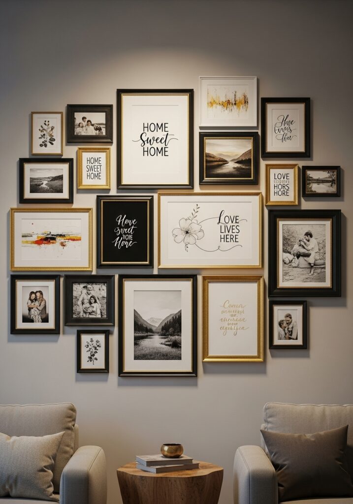 Customized Gallery Wall