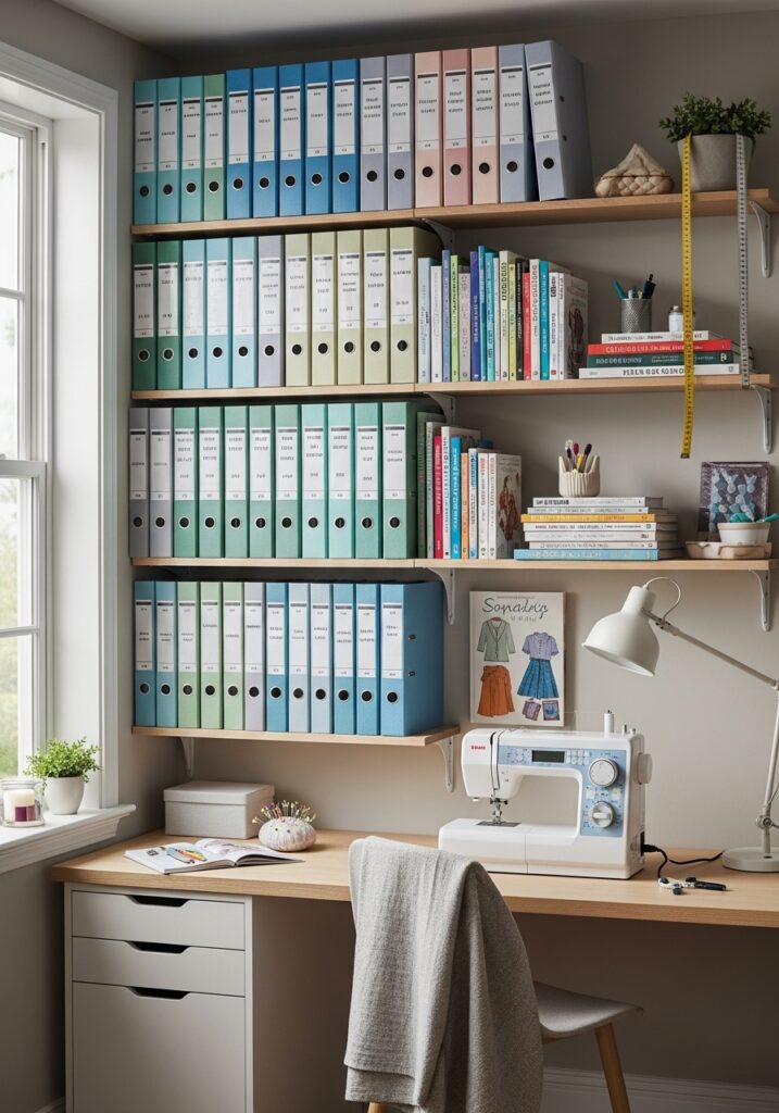 Store Patterns and Books Neatly