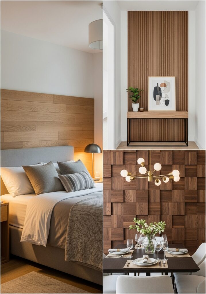 Wood Panel Accent Wall Inspiration