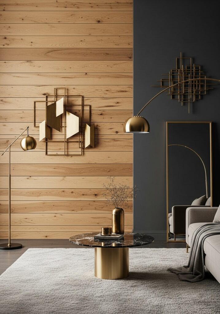 Contrast with Black or Charcoal Walls
