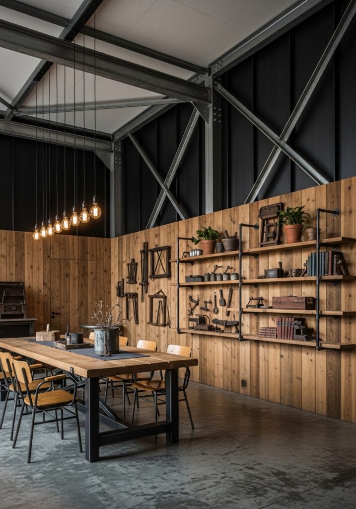 Combine Wood with Metal