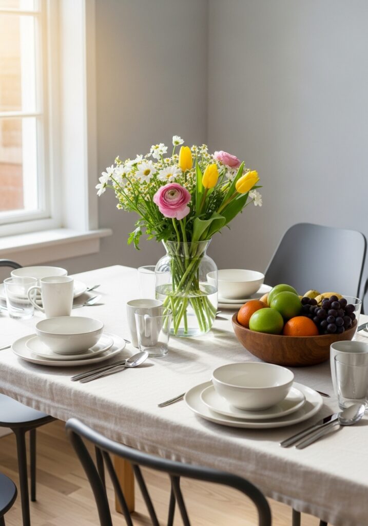 Everyday Dining Table Decor Tips