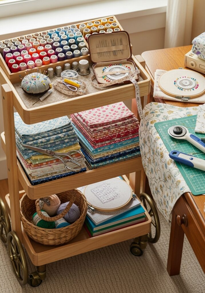 Make Use of a Rolling Cart