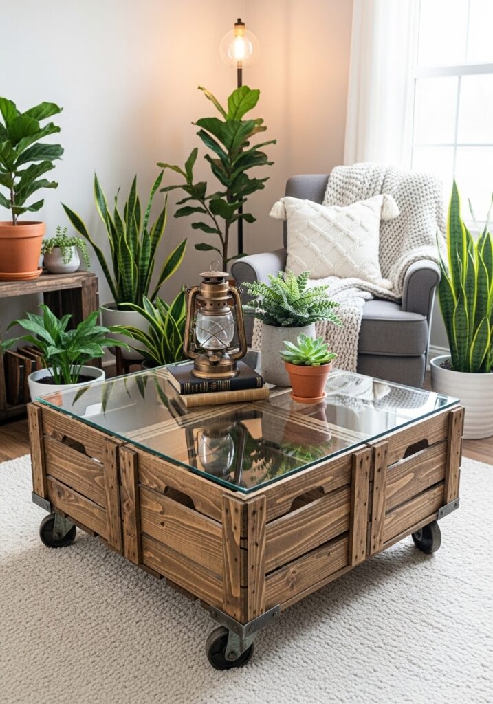 Upcycled DIY Coffee Table Ideas