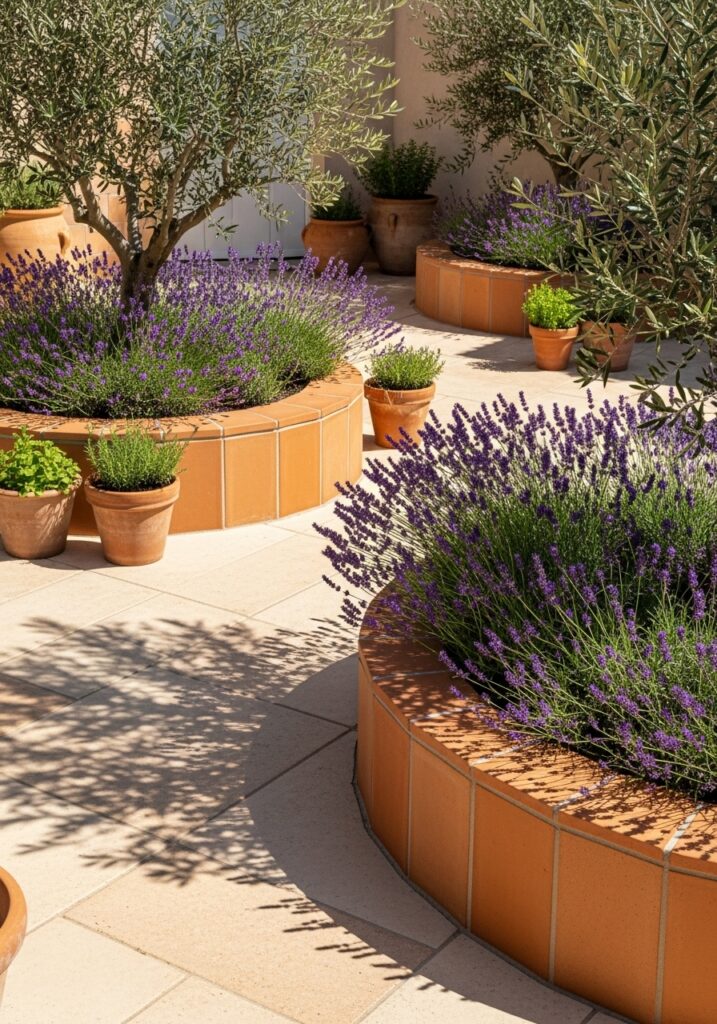 Terracotta Tile Borders for a Mediterranean Touch