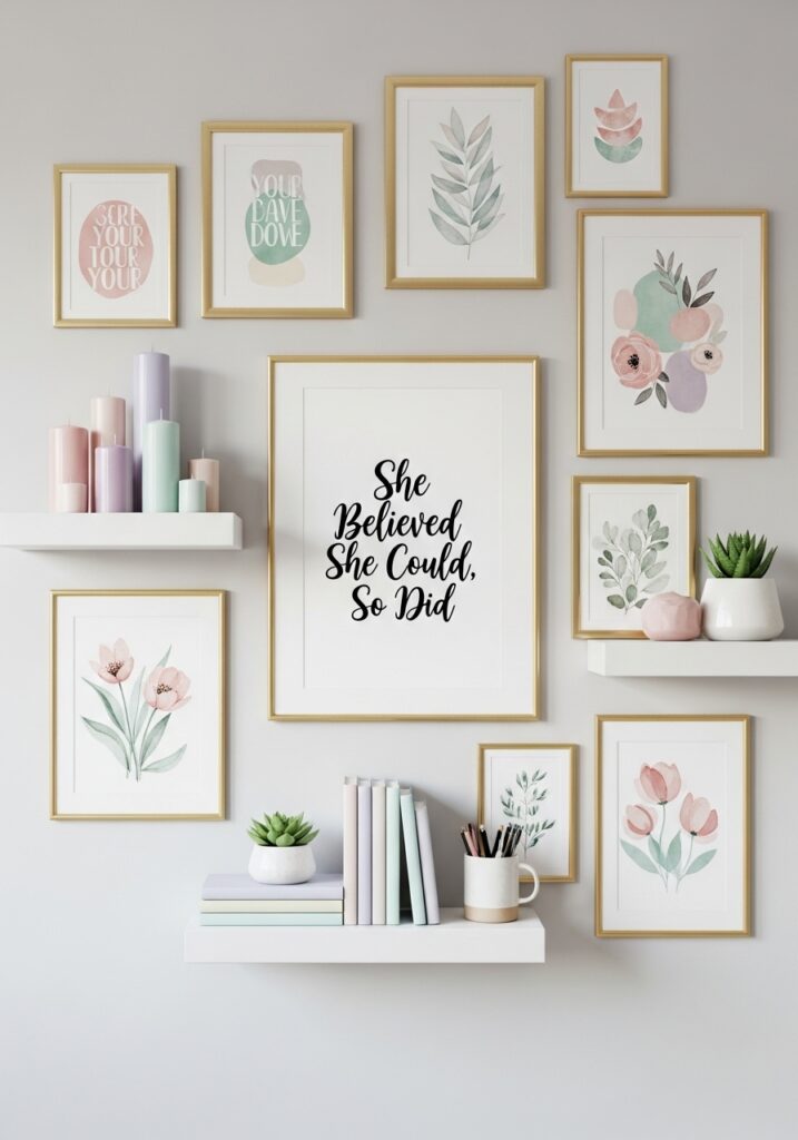 Add Feminine Wall Decor